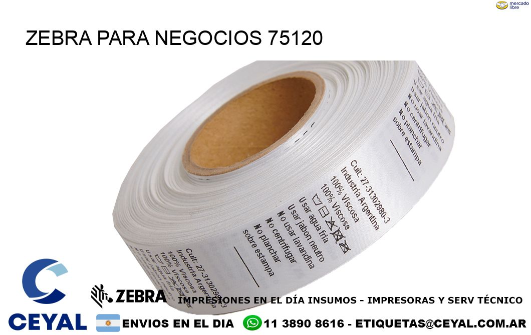 ZEBRA PARA NEGOCIOS 75120