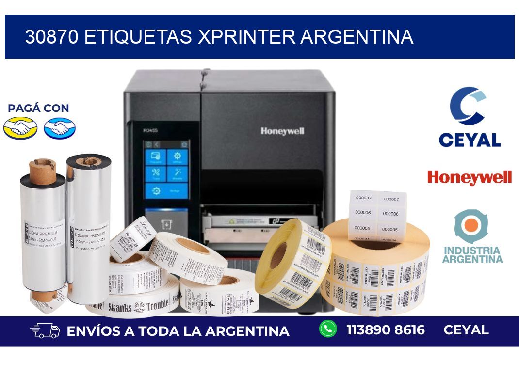 30870 etiquetas xprinter argentina
